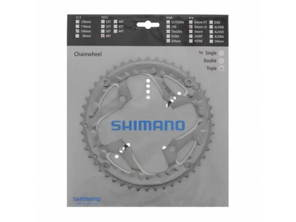 COURONNE SHIMANO 48D FC-T671 104MM 3X10V