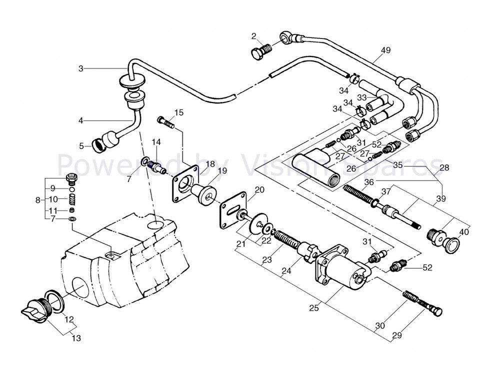 CORPS POMPE ECHO CS60 43710200330